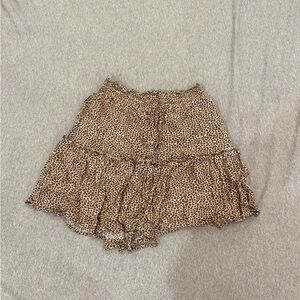 Small cheetah print skirt